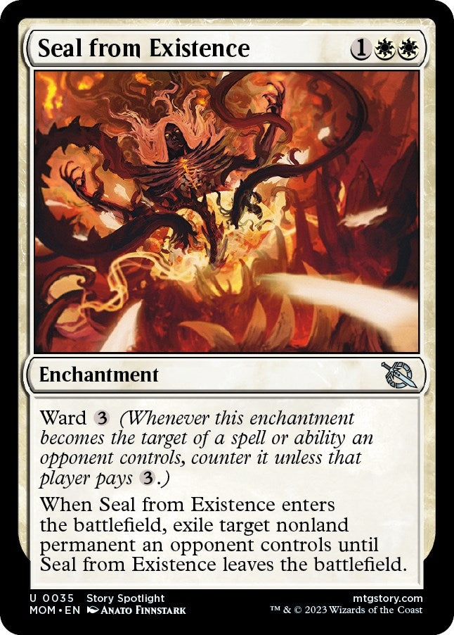 Seal from Existence (35) [MOM] - MTG Single
