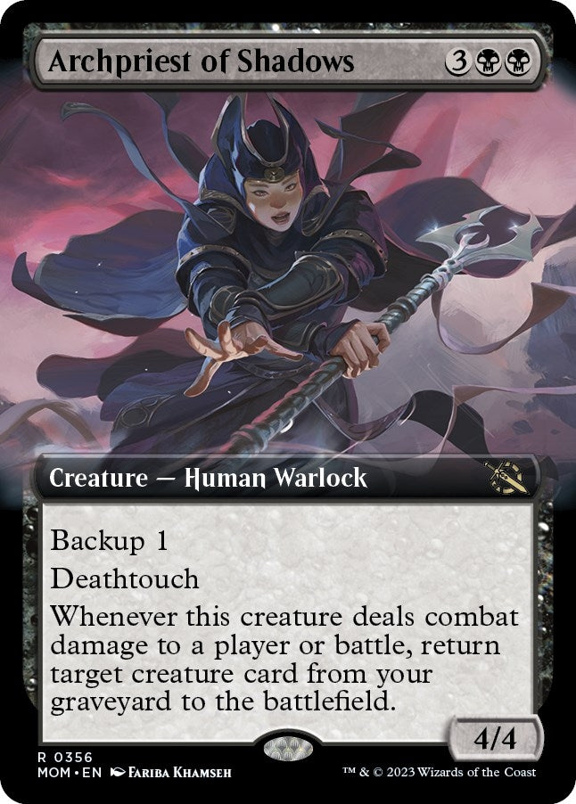 Archpriest of Shadows (Extended Art) (356) [MOM] - MTG Single