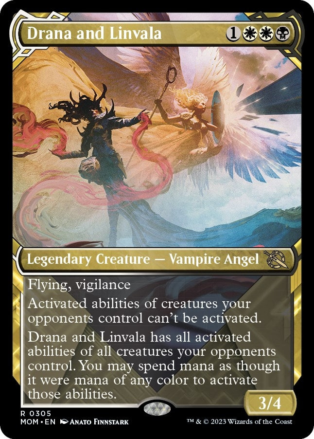 Drana and Linvala (Showcase) (305) [MOM] - MTG Single