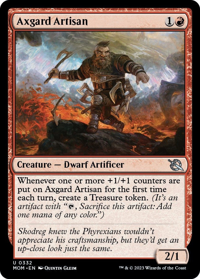 Image for Axgard Artisan (332) (March of the Machine) - Magic: The Gathering
