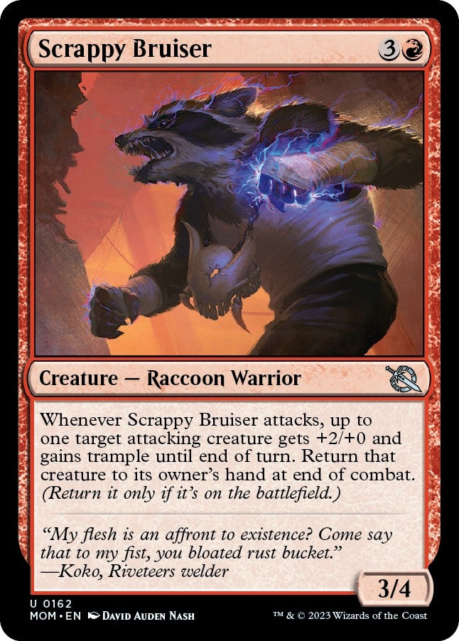 Scrappy Bruiser (162) [MOM] - MTG Single