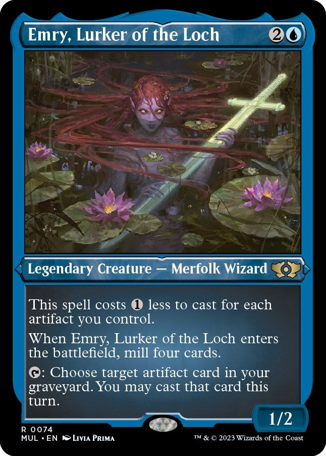 Emry Lurker of the Loch (Foil Etched) (74) [MUL] - MTG Single