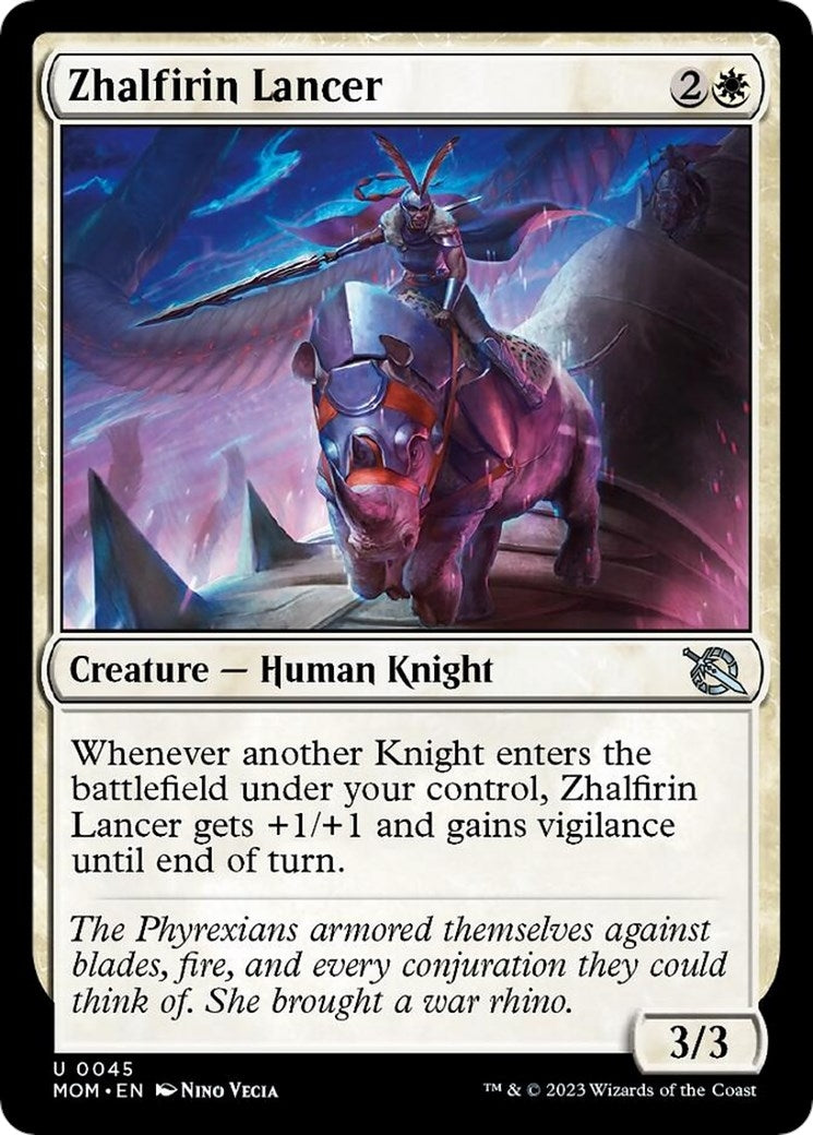 Zhalfirin Lancer (45) [MOM] - MTG Single