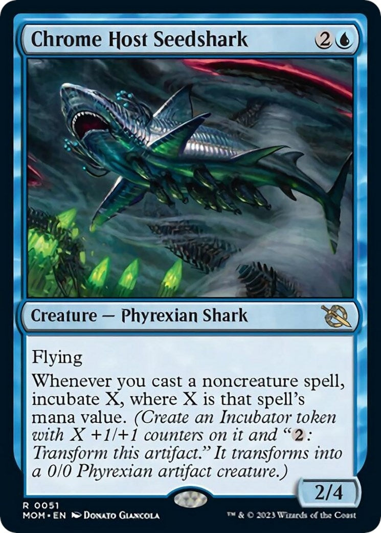 Chrome Host Seedshark (51) [MOM] - MTG Single