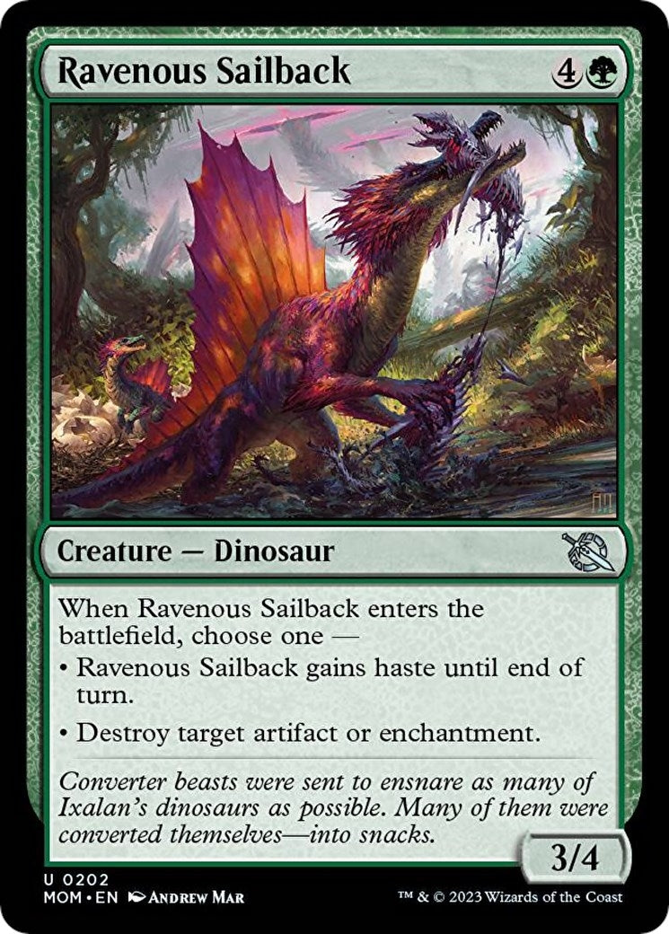 Ravenous Sailback (202) [MOM] - MTG Single