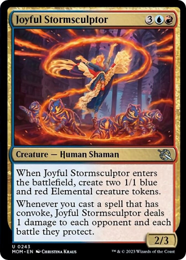 Joyful Stormsculptor (243) [MOM] - MTG Single