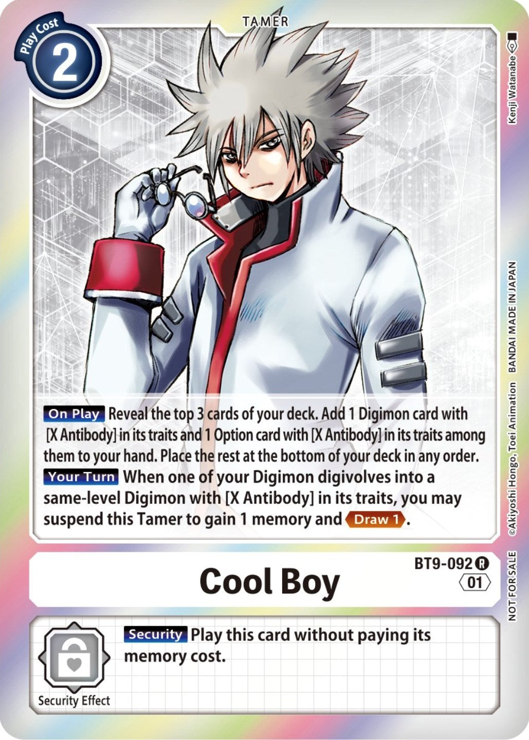 Cool Boy (Event Pack 4) (9092) [BT09] - Digimon Card Game Single