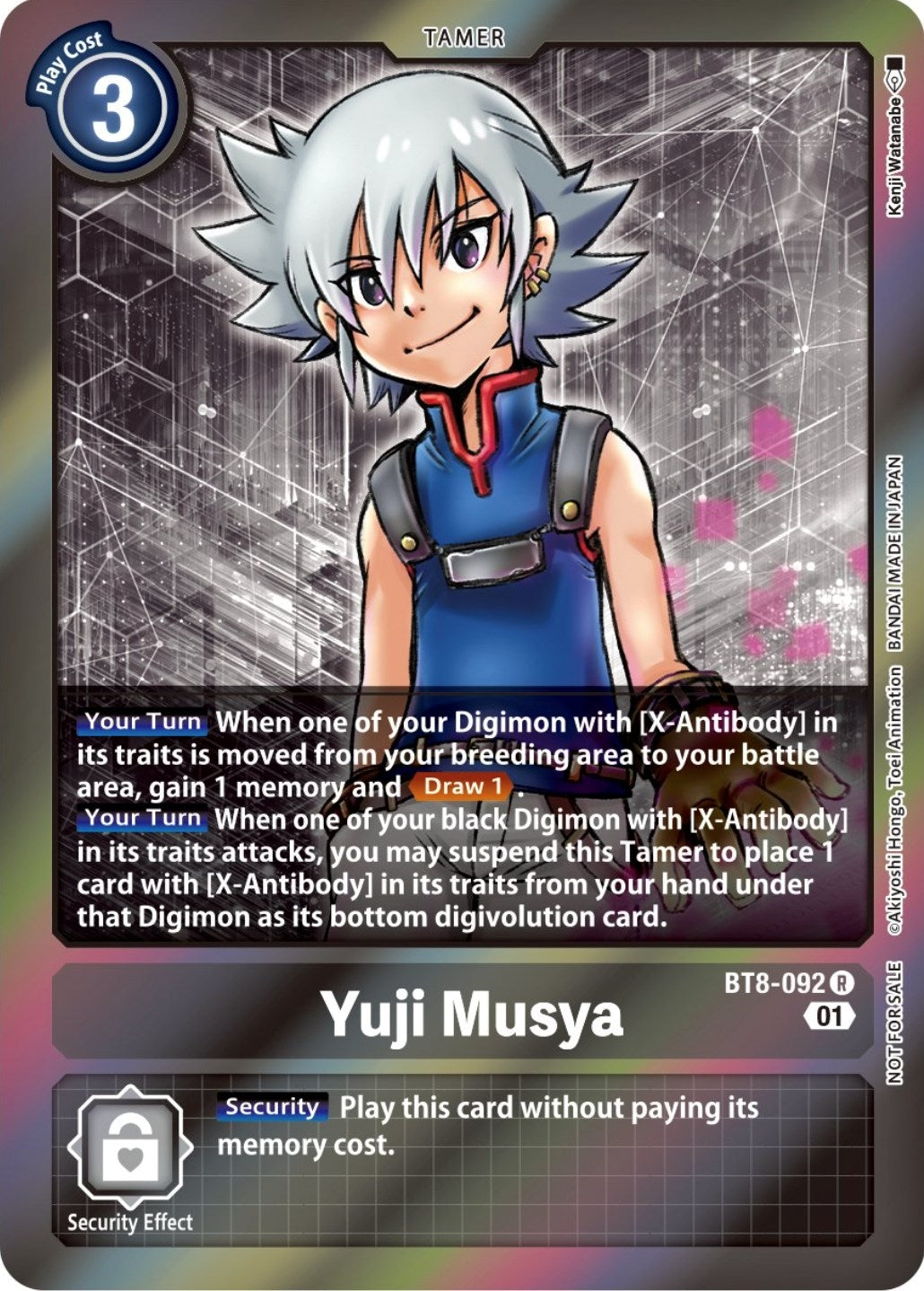 Yuji Musya (Event Pack 4) (8092) [BT08] - Digimon Card Game Single