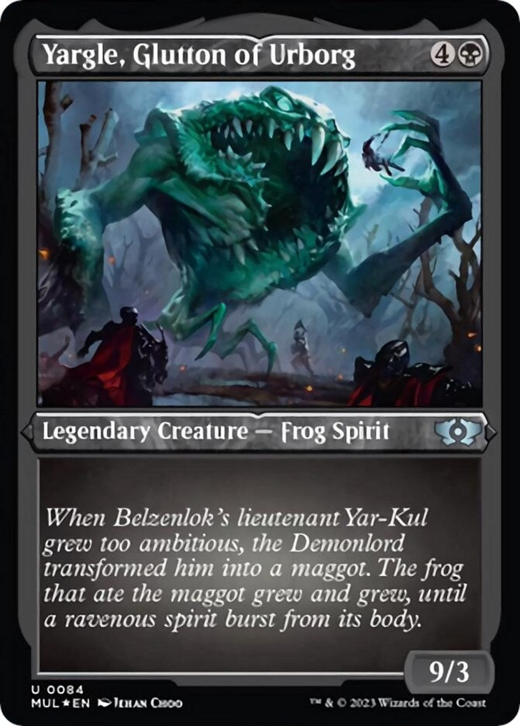 Yargle Glutton of Urborg (Foil Etched) (84) [MUL] - MTG Single