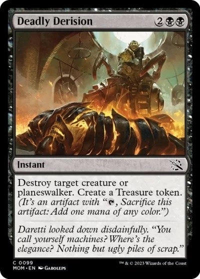 Deadly Derision (99) [MOM] - MTG Single
