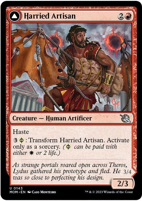 Harried Artisan (143) [MOM] - MTG Single