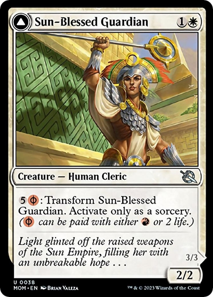 Sun-Blessed Guardian (38) [MOM] - MTG Single