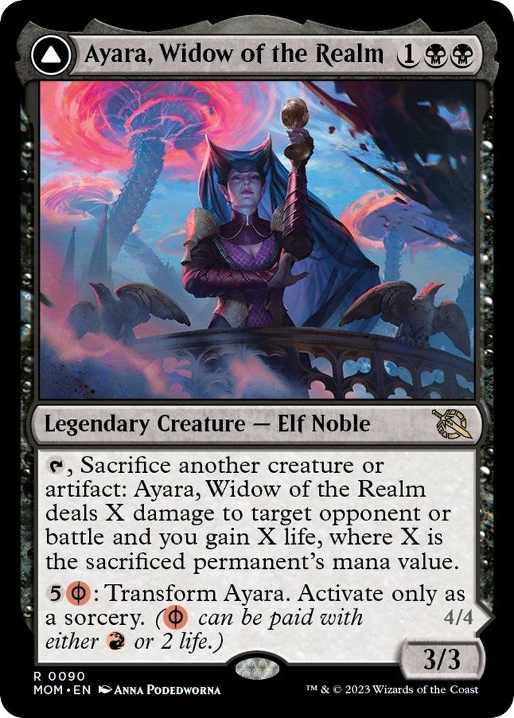 Image for Ayara, Widow of the Realm (90) (March of the Machine) - Magic: The Gathering