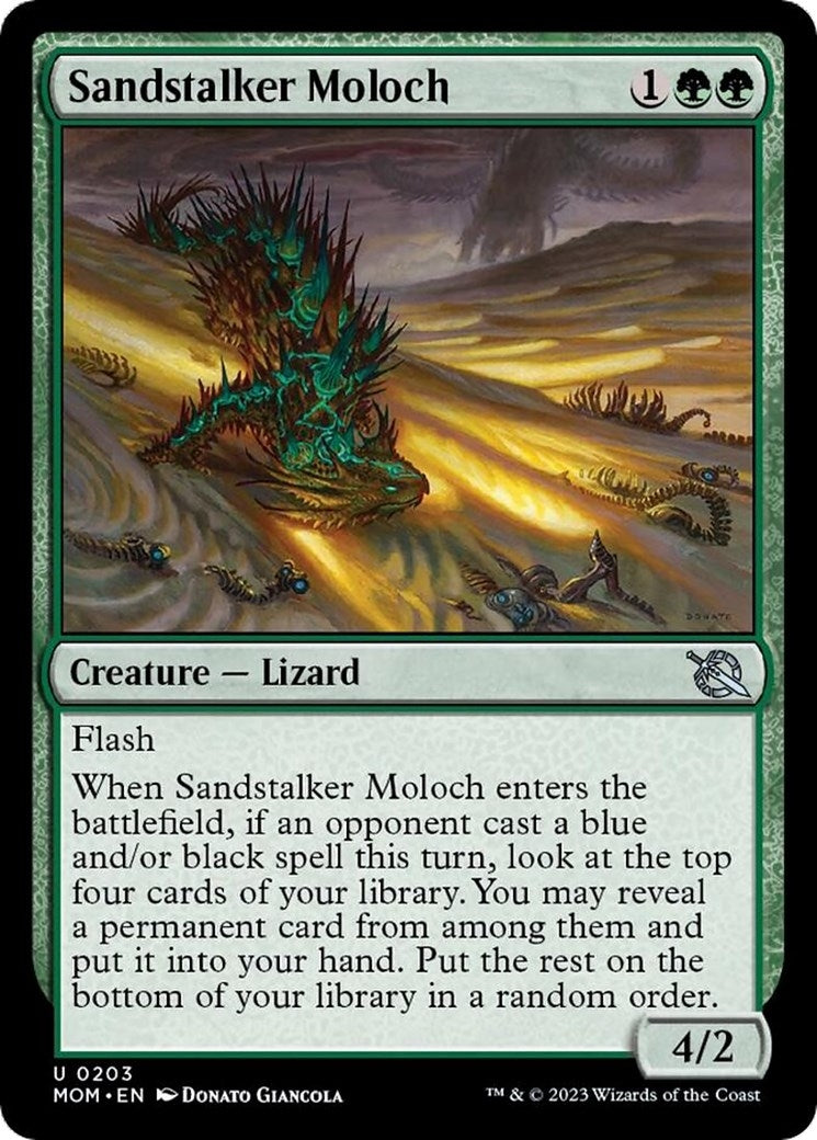 Sandstalker Moloch (203) [MOM] - MTG Single