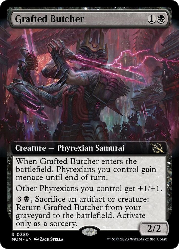 Grafted Butcher (Extended Art) (359) [MOM] - MTG Single