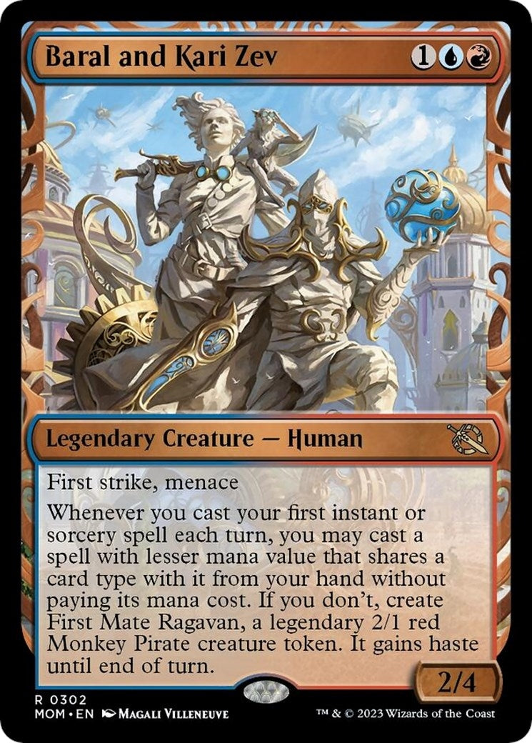 Baral and Kari Zev (Showcase) (302) [MOM] - MTG Single