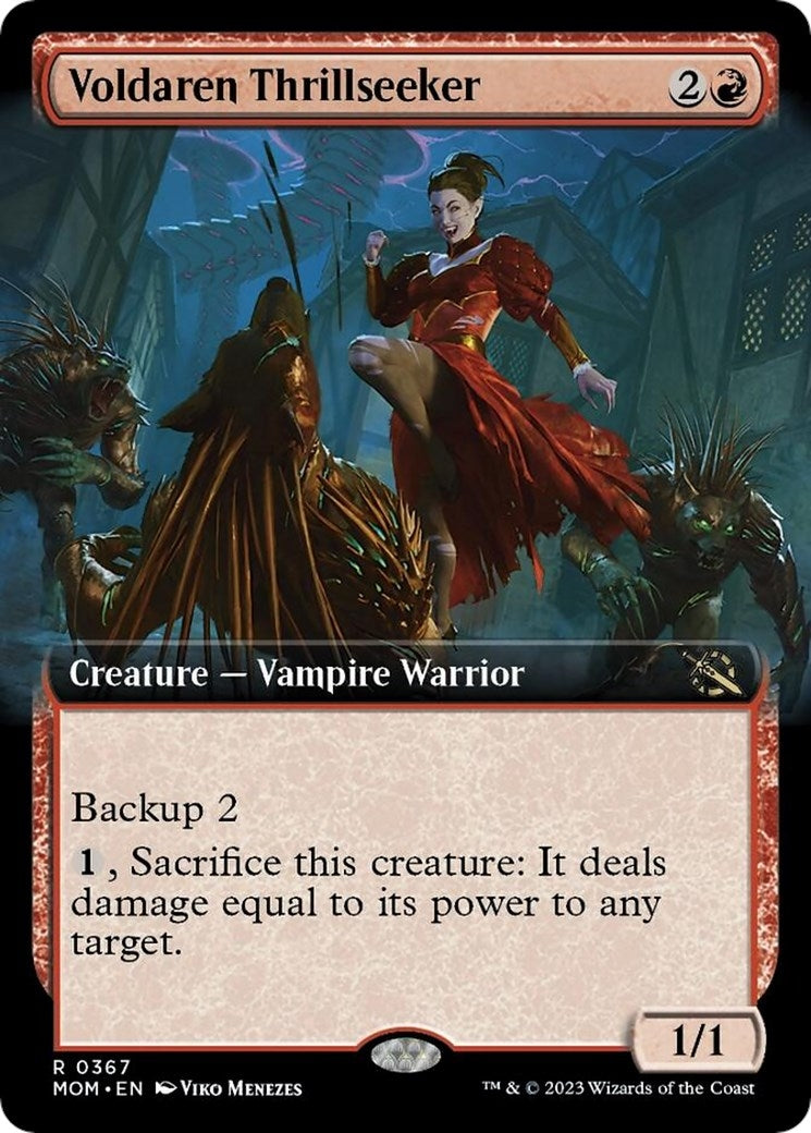 Voldaren Thrillseeker (Extended Art) (367) [MOM] - MTG Single