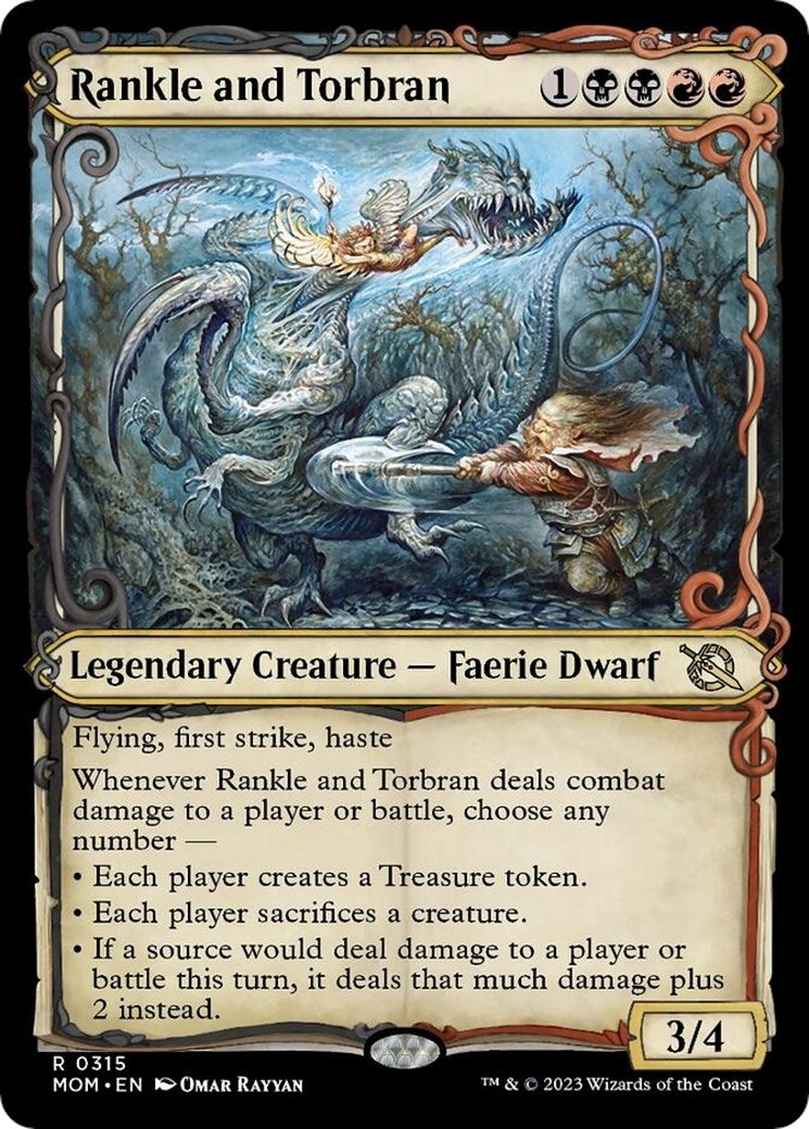 Rankle and Torbran (Showcase) (315) [MOM] - MTG Single