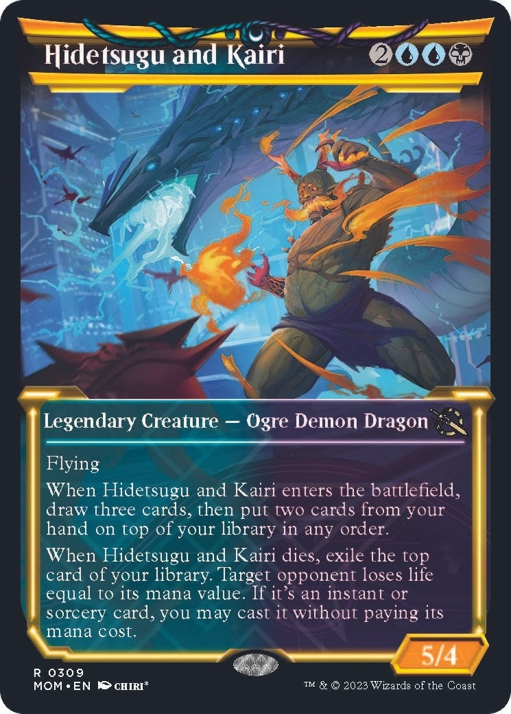Hidetsugu and Kairi (Showcase) (309) [MOM] - MTG Single