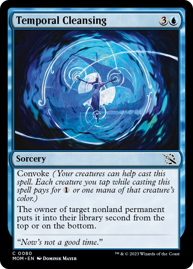 Temporal Cleansing (80) [MOM] - MTG Single