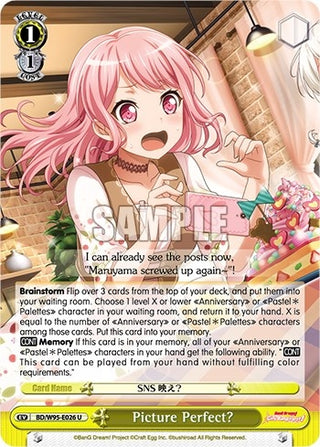 Picture Perfect? (95026) [BD/W95] - Weiss Schwarz Single