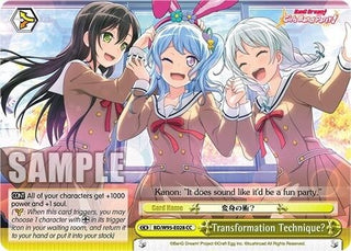 Transformation Technique? (95028) [BD/W95] - Weiss Schwarz Single