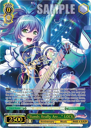 ’Bands Really Are...’ LOCK (SSP) (95030) [BD/W95] - Weiss Schwarz Single