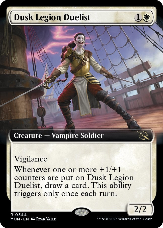 Dusk Legion Duelist (Extended Art) (344) [MOM] - MTG Single