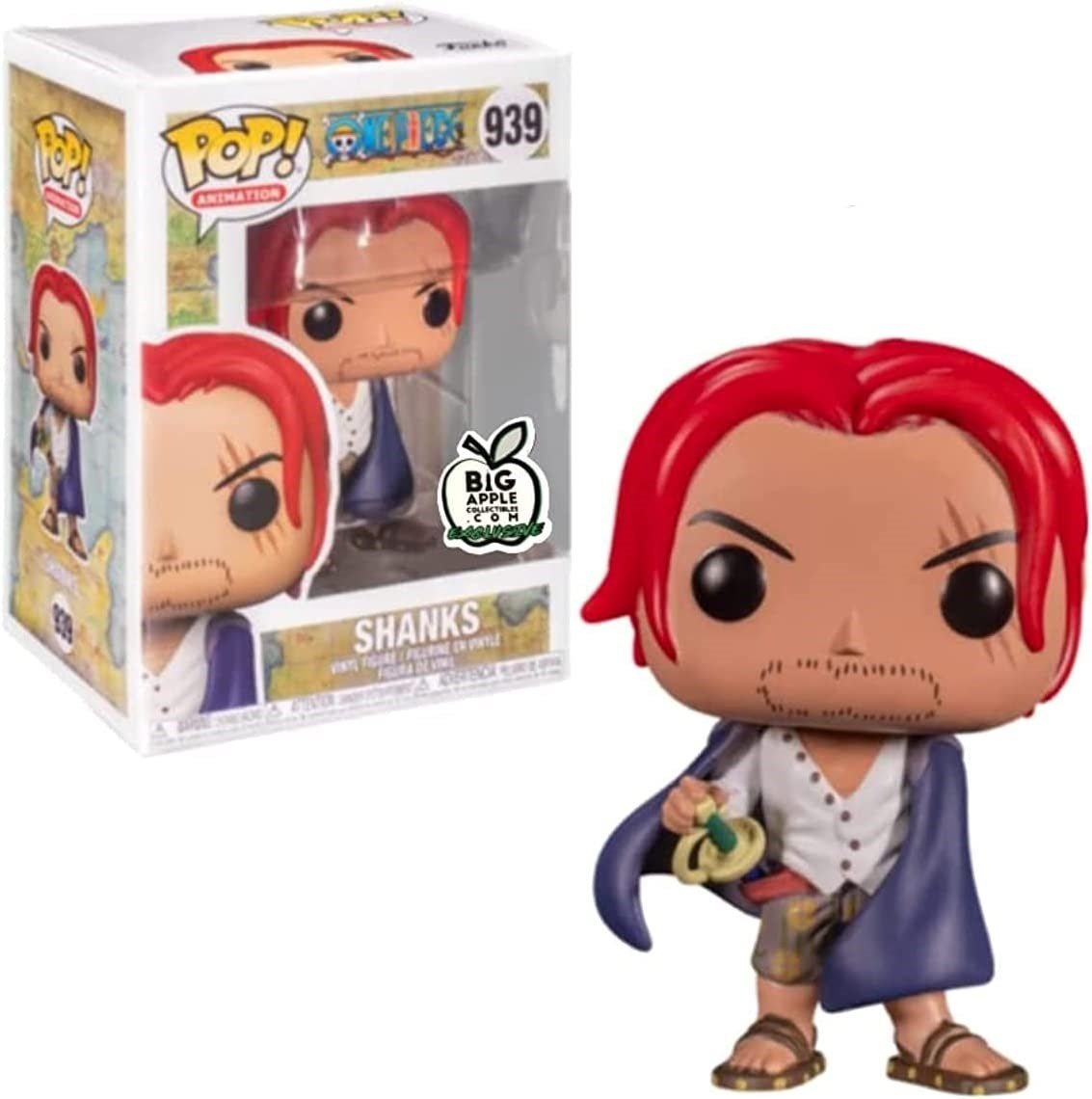 One Piece: Shanks (Big Apple Exclusive) (939) [POP!] - Funko Sealed