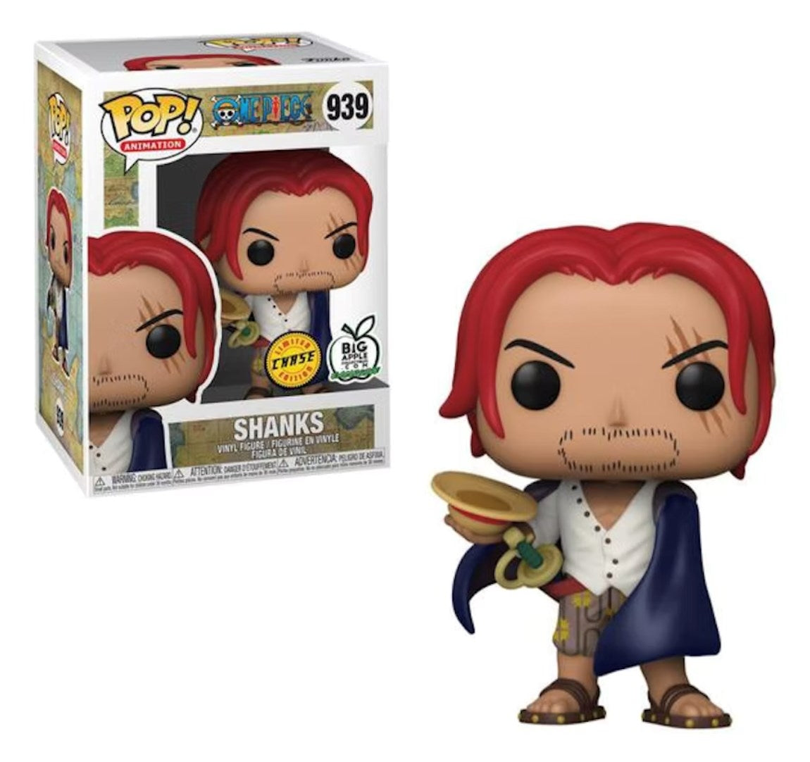One Piece: Shanks (with Straw Hat) (Big Apple Exclusive) (939) [POP!] - Funko Sealed