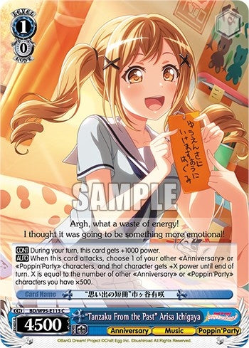 ’Tanzaku From the Past’ Arisa Ichigaya (95113) [BD/W95] - Weiss Schwarz Single