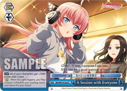 A Session with Everyone (95126) [BD/W95] - Weiss Schwarz Single