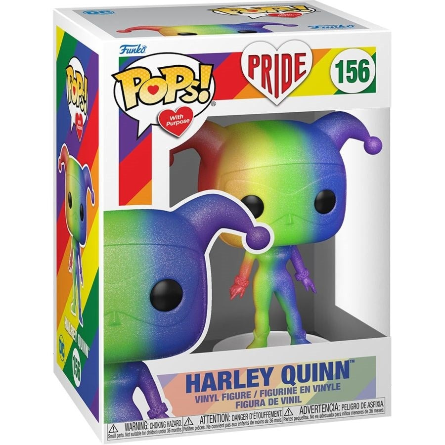 Pops! with Purpose: Pride Harley Quinn (156) [POP!] - Funko Sealed