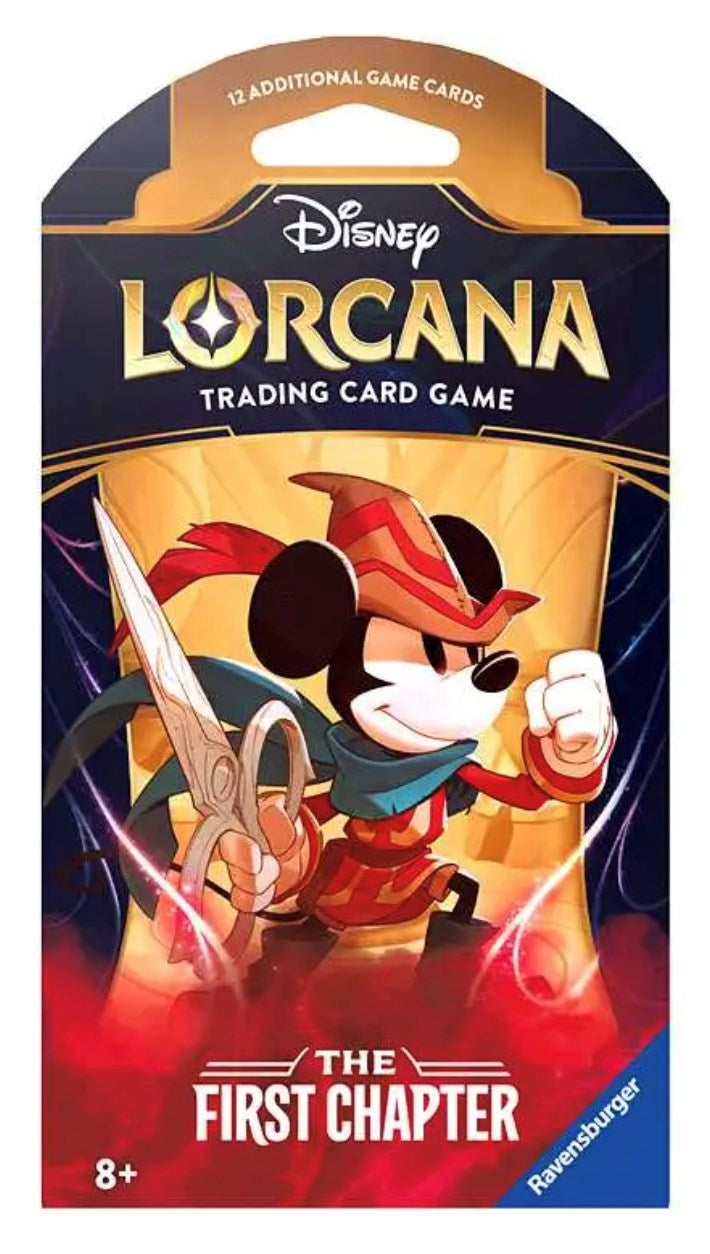 Disney Lorcana: The First Chapter Sleeved Booster Pack (1) - Disney Lorcana Sealed