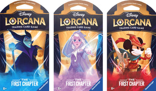 Disney Lorcana: The First Chapter Sleeved Booster Pack Art Bundle [Set of 3] (1) - Disney Lorcana Sealed