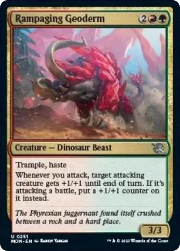 Rampaging Geoderm (251) [MOM] - MTG Single