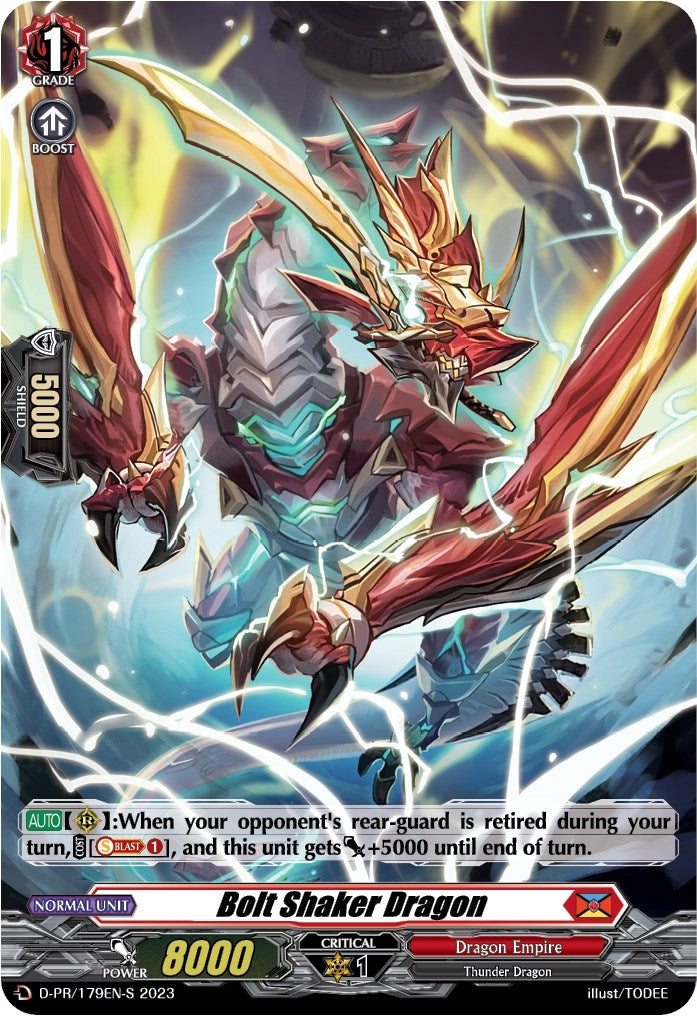 Bolt Shaker Dragon (179) (Foil) (179) [D-PR] - Cardfight Vanguard Single