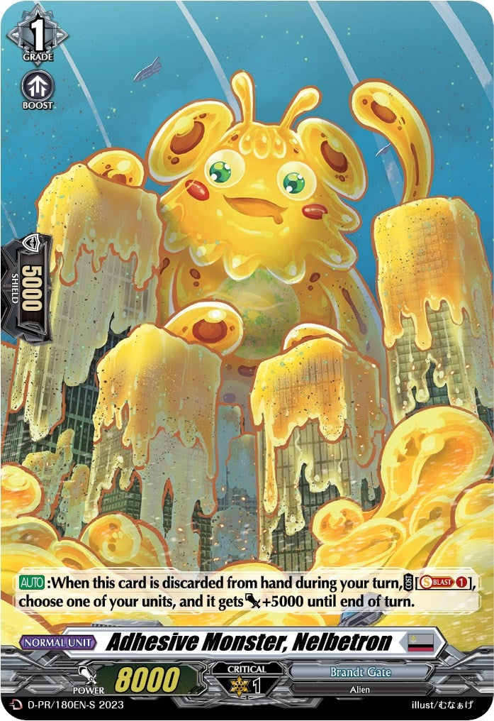 Adhesive Monster Nelbetron (180) (Foil) (180) [D-PR] - Cardfight Vanguard Single