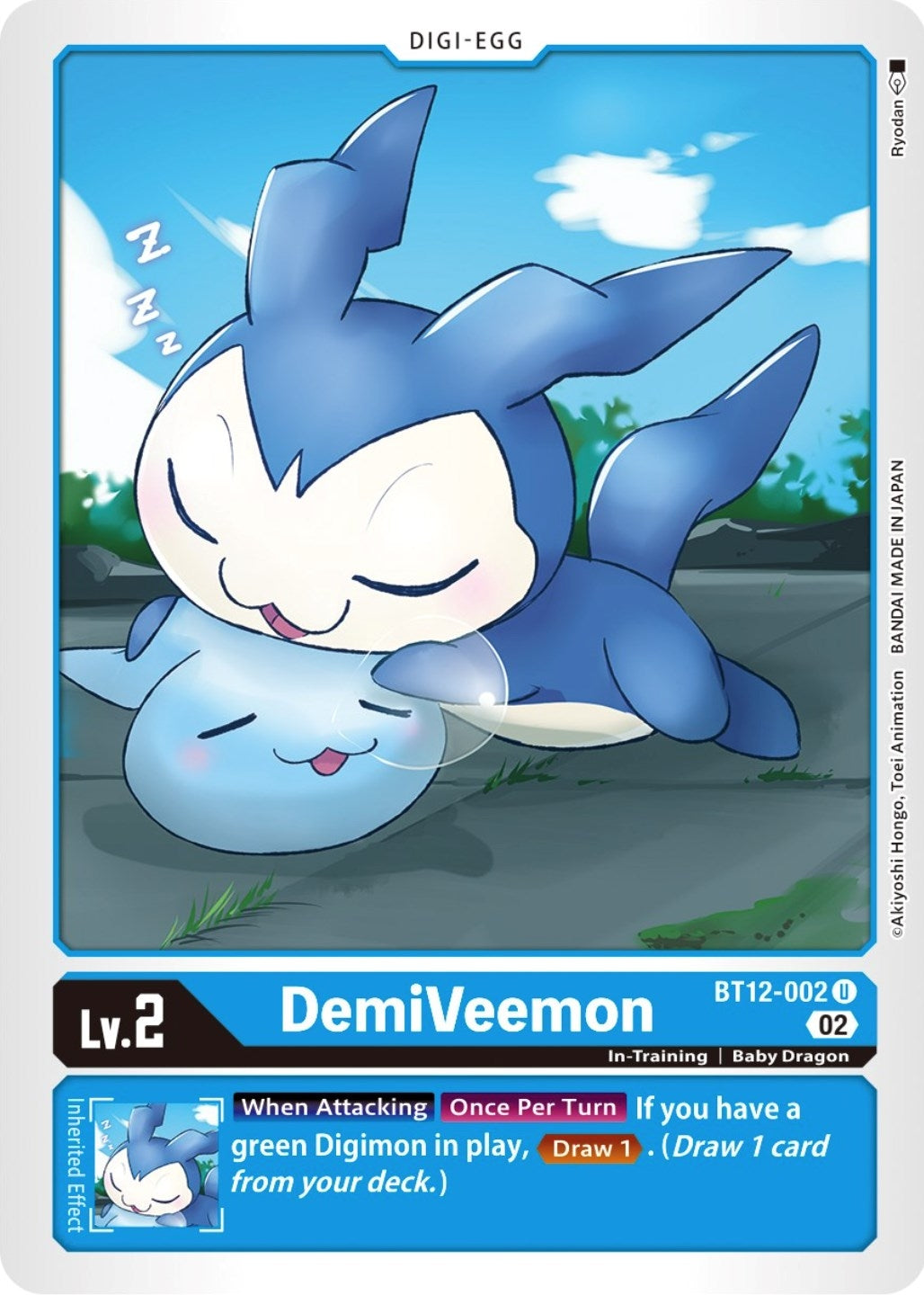 DemiVeemon (12002) [BT12] - Digimon Card Game Single