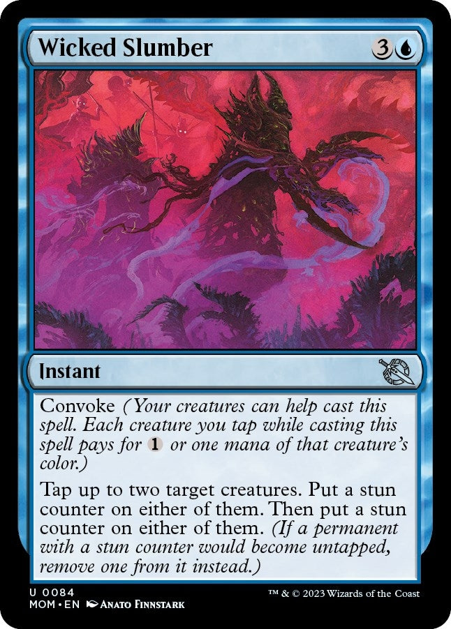 Wicked Slumber (84) [MOM] - MTG Single