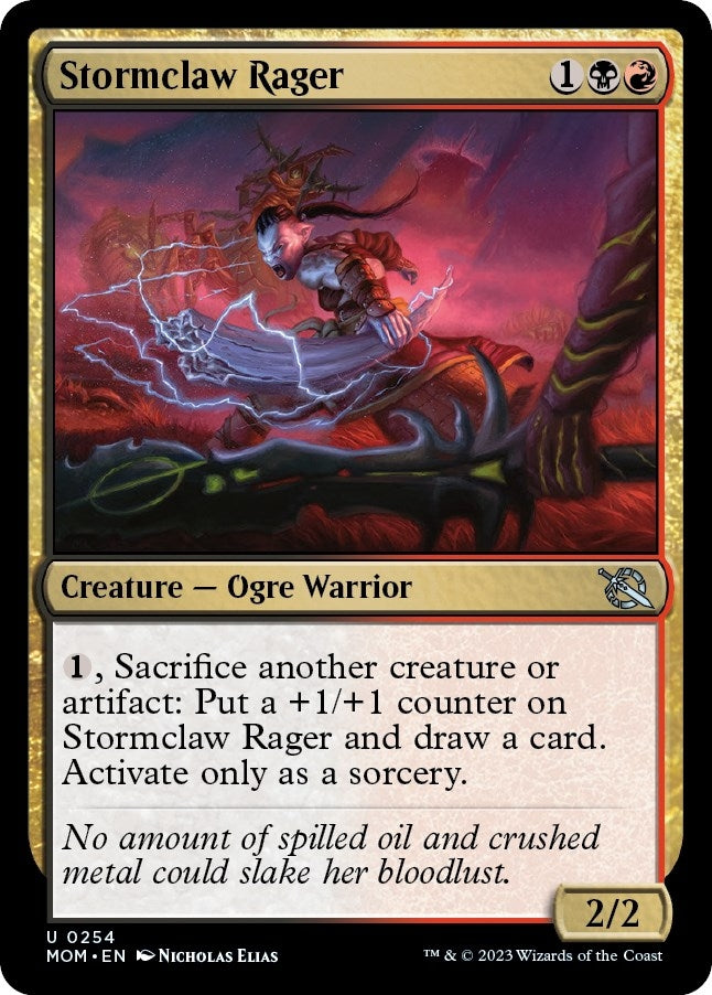 Stormclaw Rager (254) [MOM] - MTG Single