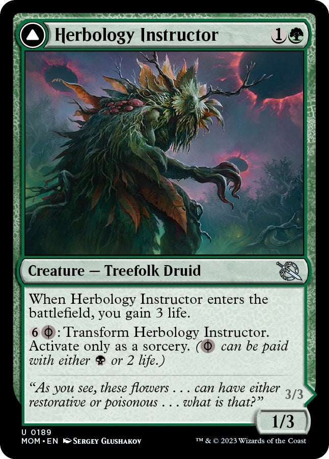 Herbology Instructor (189) [MOM] - MTG Single