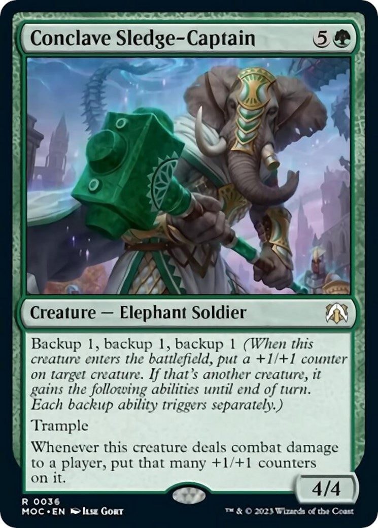Conclave Sledge-Captain (36) [MOC] - MTG Single