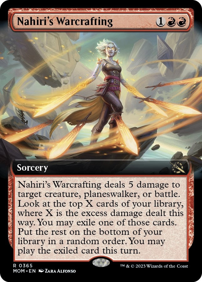 Nahiri’s Warcrafting (Extended Art) (365) [MOM] - MTG Single
