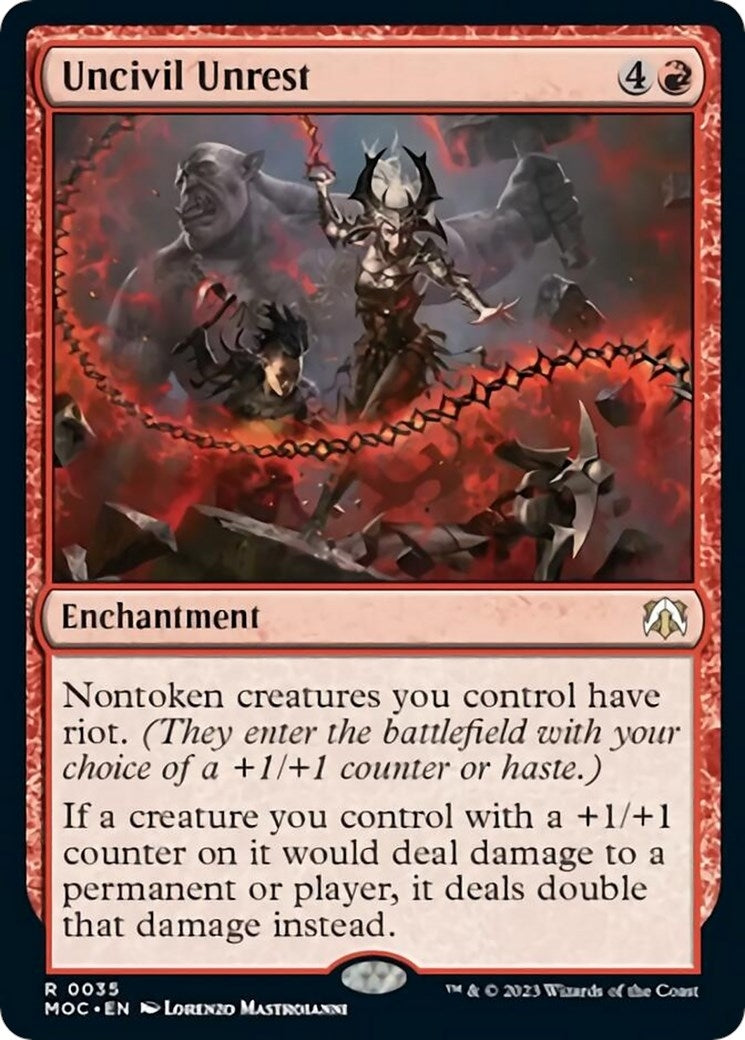 Uncivil Unrest (35) [MOC] - MTG Single