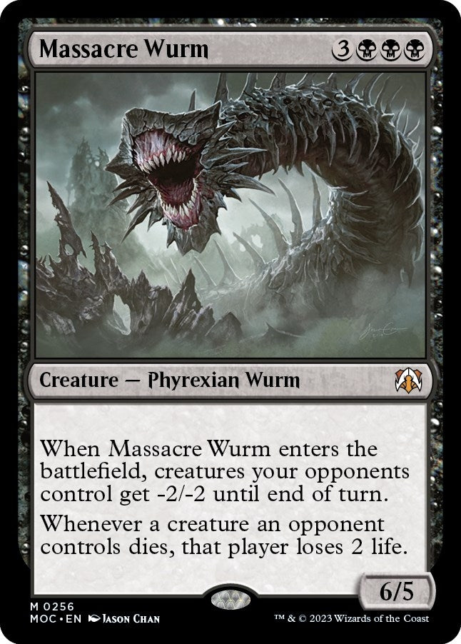 Massacre Wurm (256) [MOC] - MTG Single