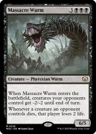Massacre Wurm (256) [MOC] - MTG Single