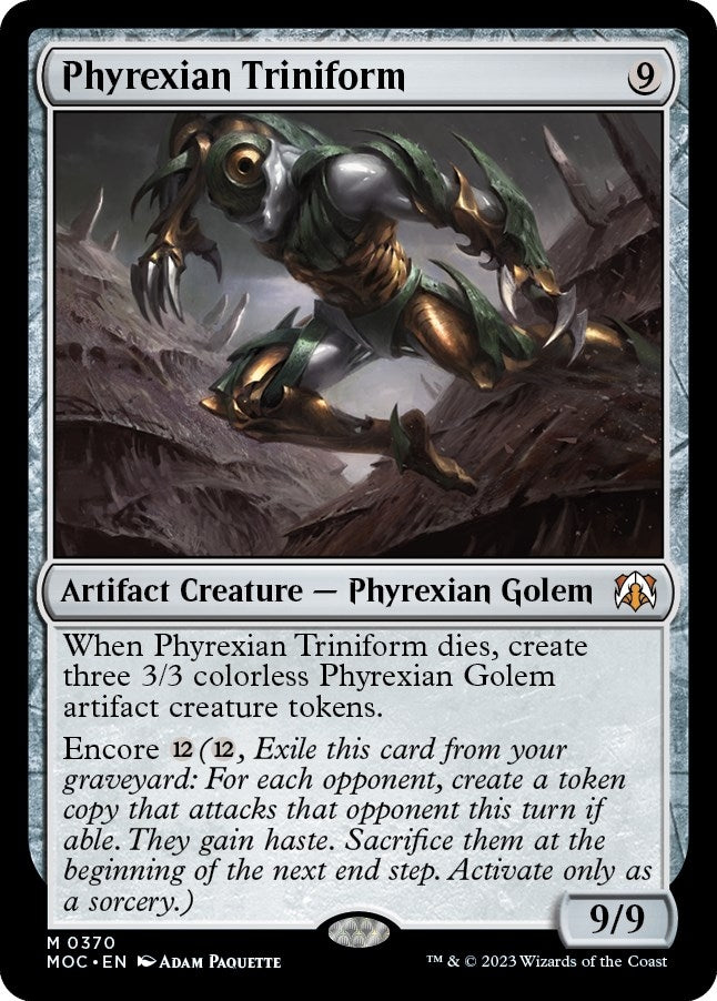 Phyrexian Triniform (370) [MOC] - MTG Single