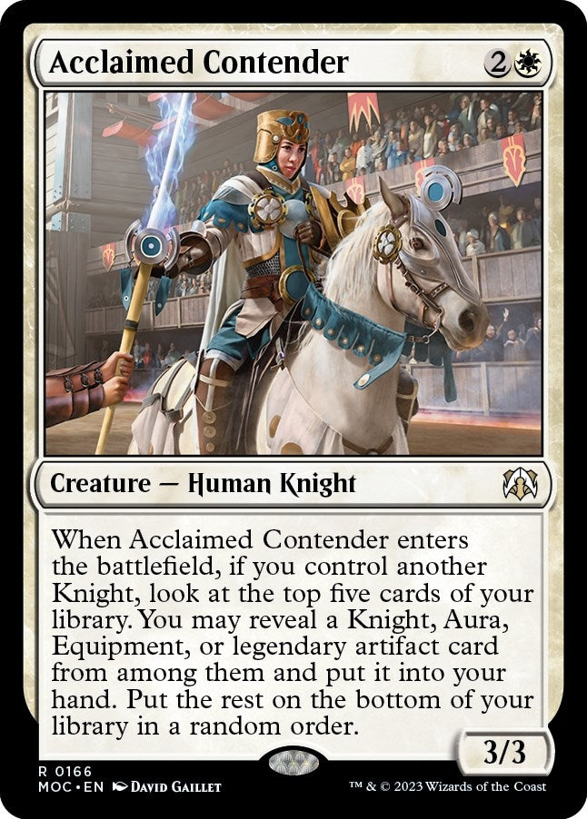Acclaimed Contender (166) [MOC] - MTG Single