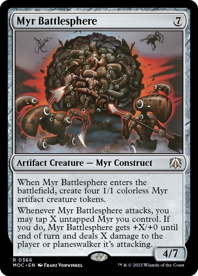 Myr Battlesphere (366) [MOC] - MTG Single